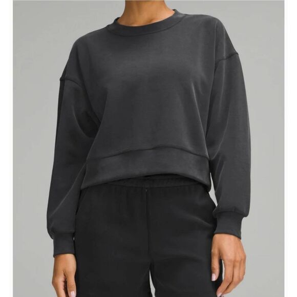 Lululemon Softstreme Perfectly  Oversized Cropped Crew 8 - Picture 1 of 8